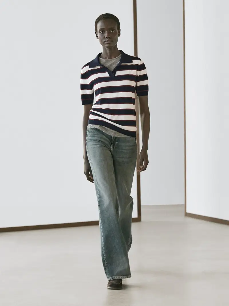 Massimo Dutti Polo Blu 4238834