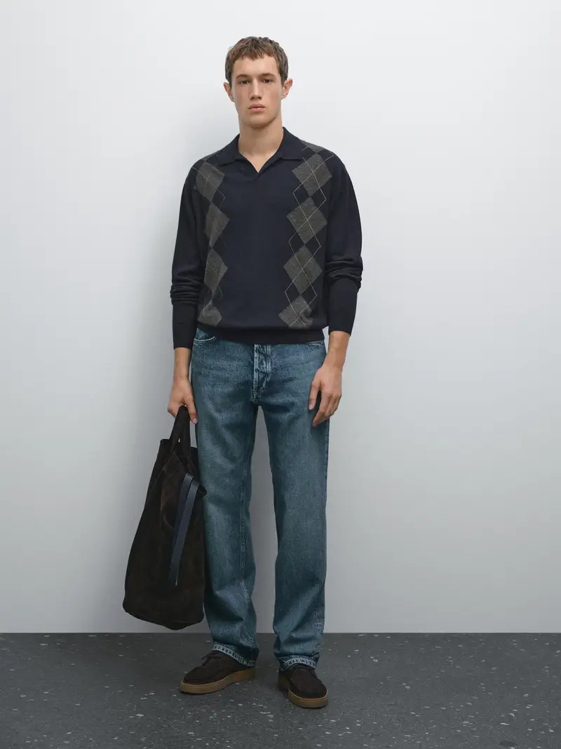 Massimo Dutti Polo Blu 2553672