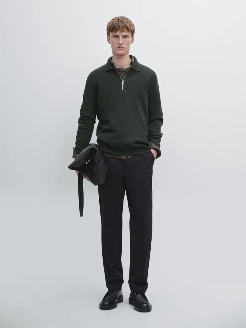 Massimo Dutti Polo Verde 3879374