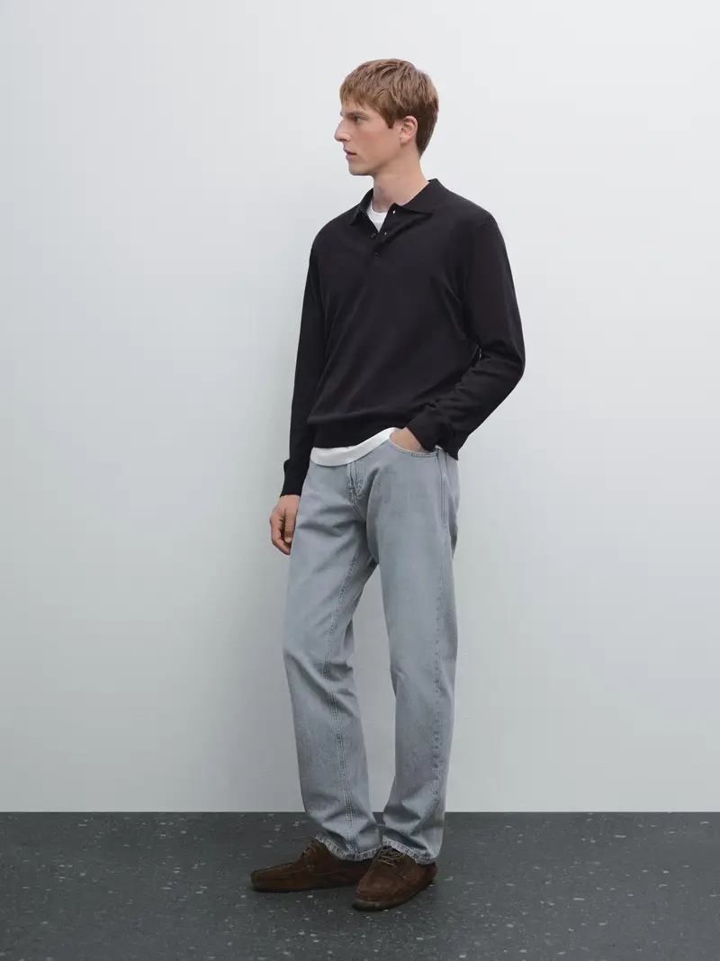 Massimo Dutti Polo Blu 2553661