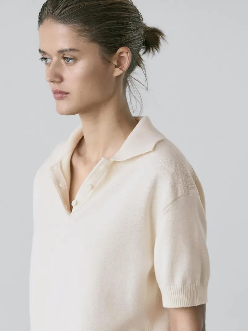 Massimo Dutti Polo Bianco 4147352