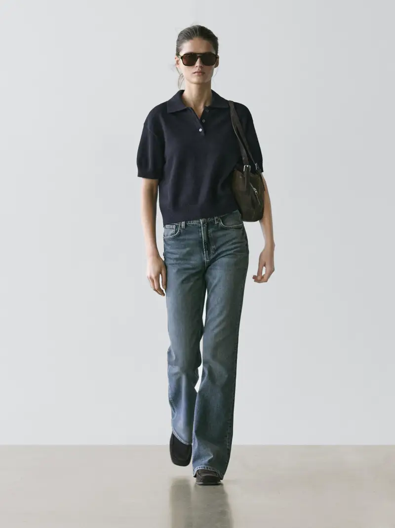 Massimo Dutti Polo Blu 4147353