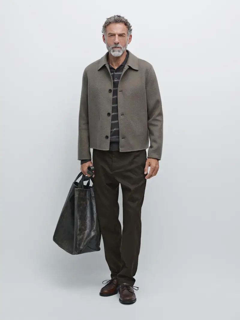 Pantaloni Jogger Fit - Marrone - - Massimo Dutti - Maschile