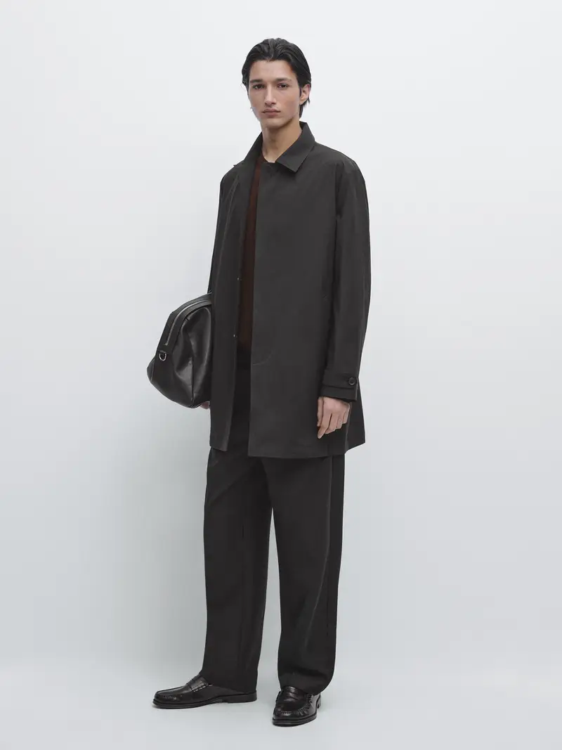 Massimo Dutti Parka Nero 4156854