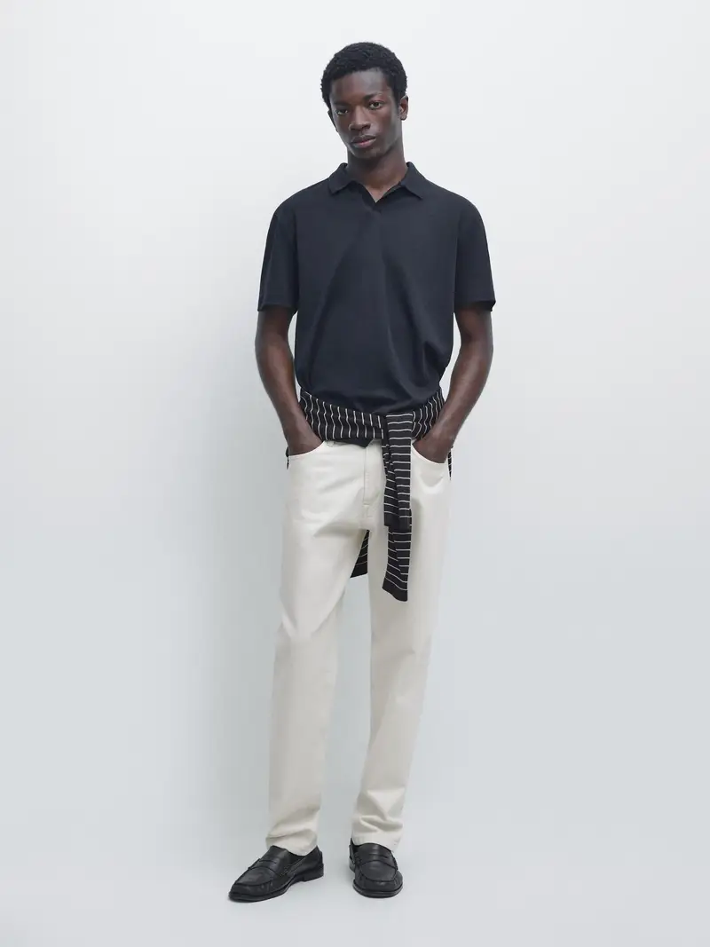 Massimo Dutti Polo Blu 4262315