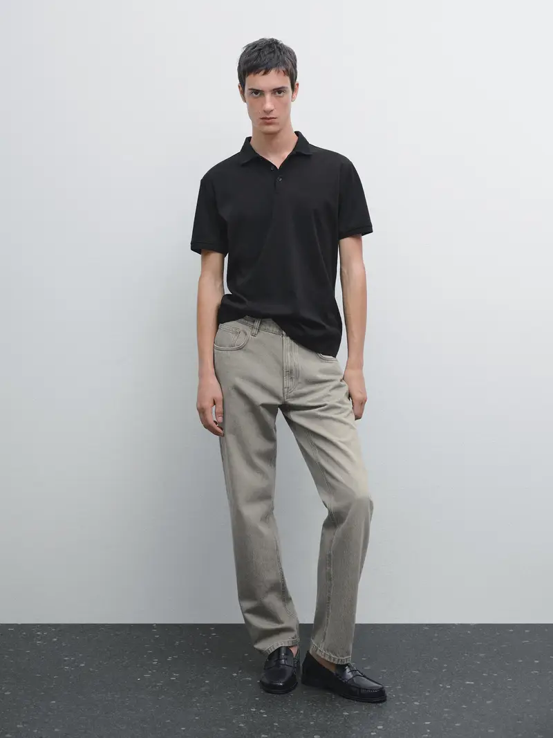 Massimo Dutti Polo Nero 2554582