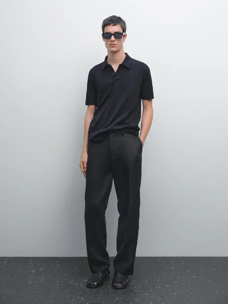 Massimo Dutti Polo Blu 2553627