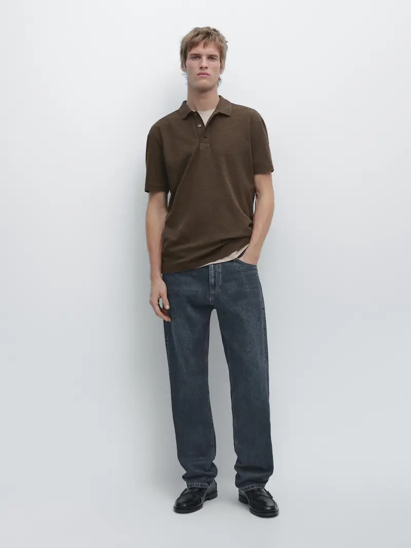Massimo Dutti Polo Marrone 4114005