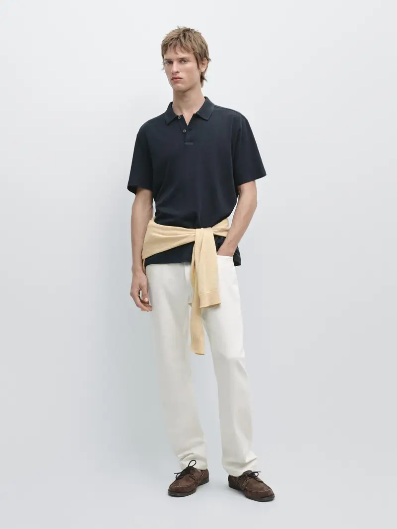 Massimo Dutti Polo Blu 4364867