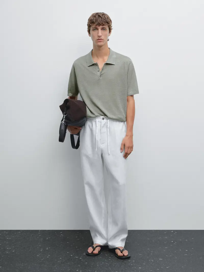 Massimo Dutti Polo Grigio 4177716