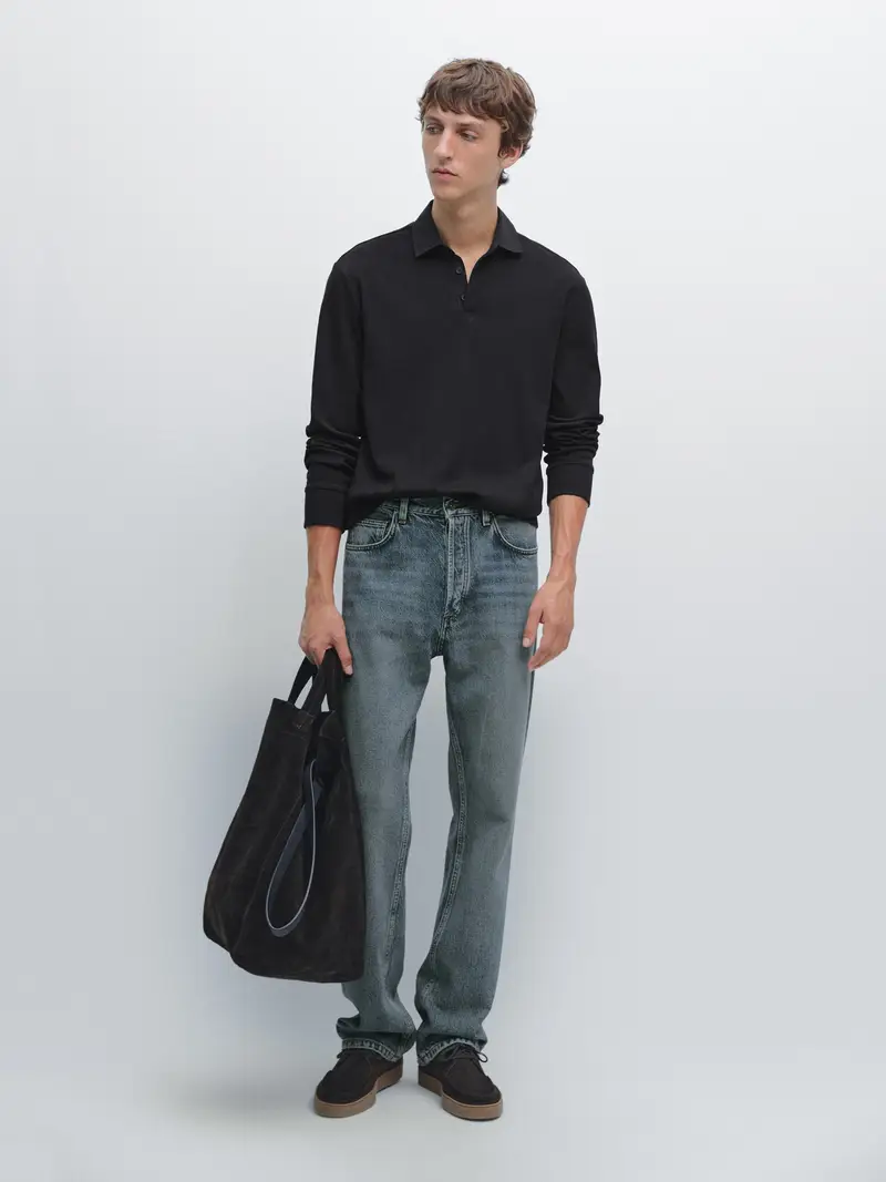 Massimo Dutti Polo Blu 2553624