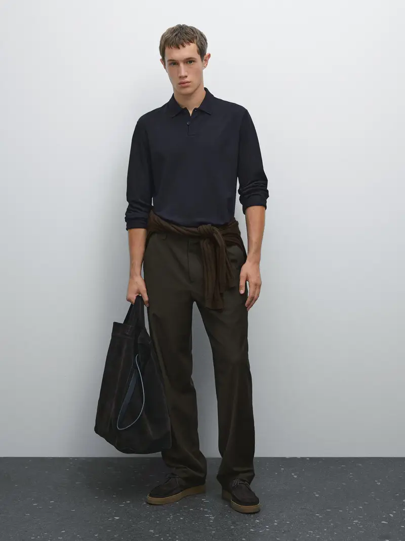 Massimo Dutti Polo Blu 2553628