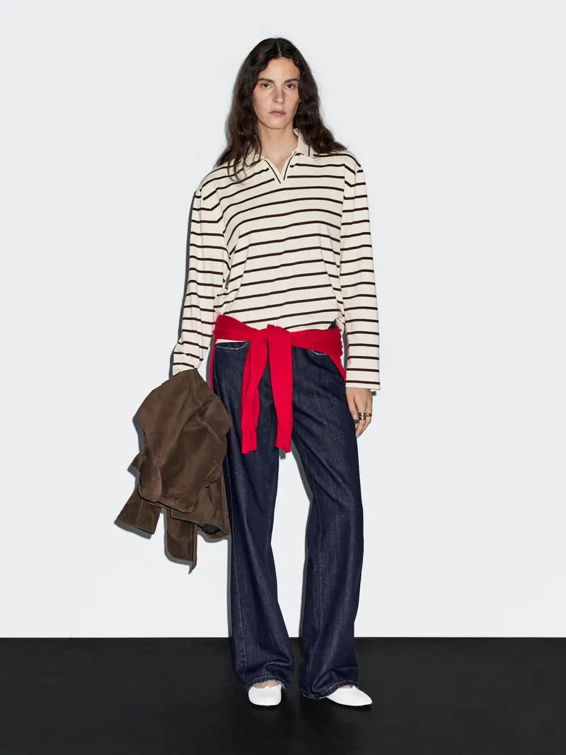 Massimo Dutti Polo Beige 2555324