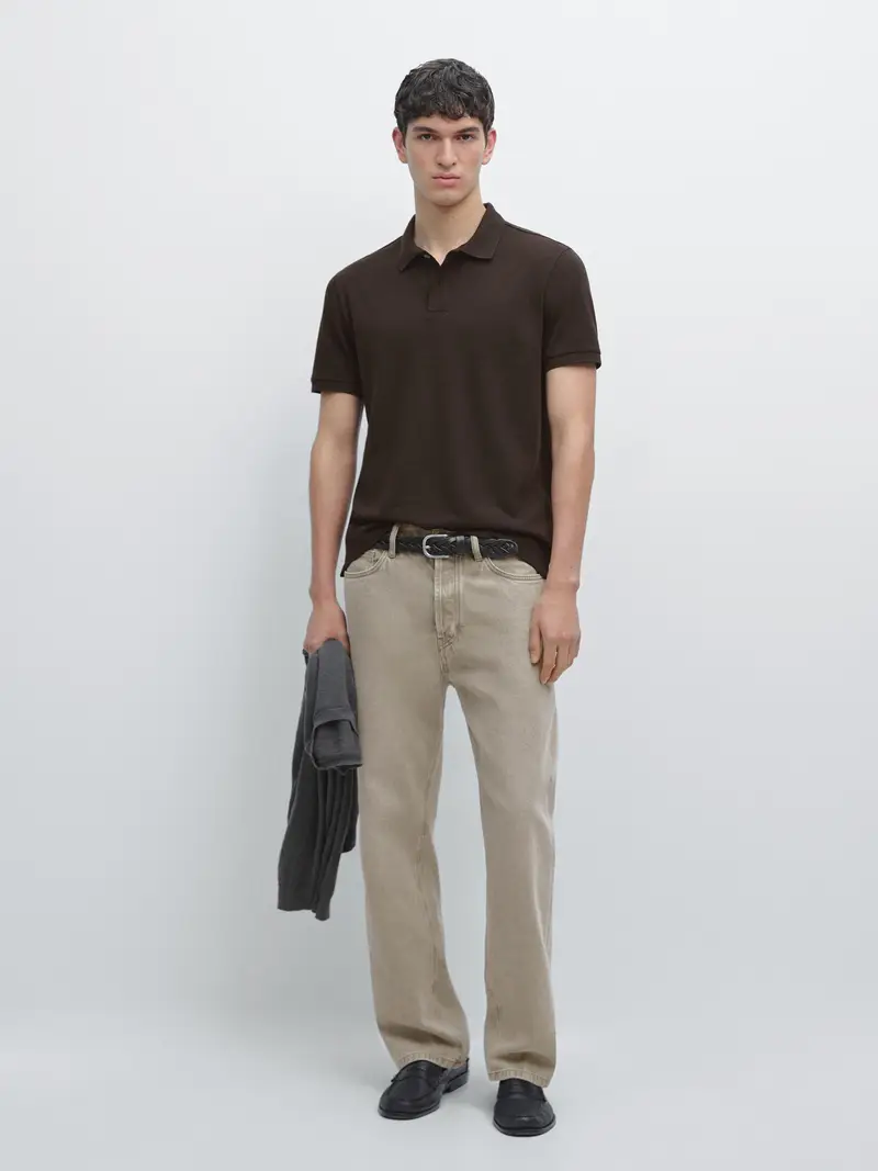 Massimo Dutti Polo Marrone 4207203