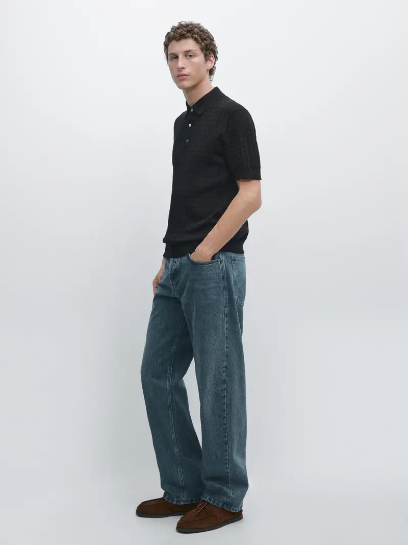 Massimo Dutti Polo Blu 4262321