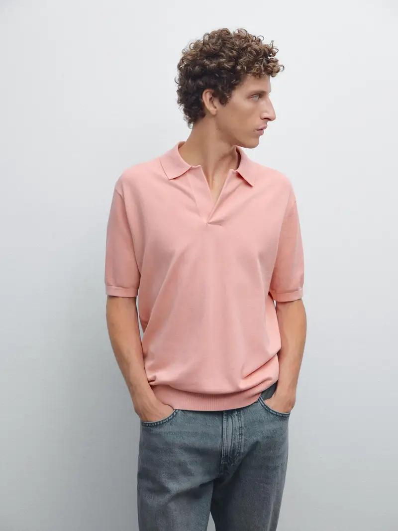 Massimo Dutti Polo Rosa 2554670