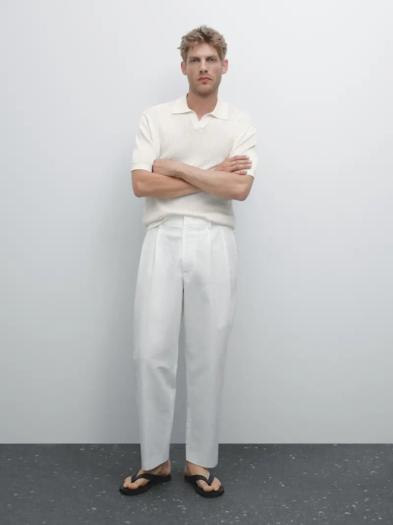 Massimo Dutti Polo Beige 2554702