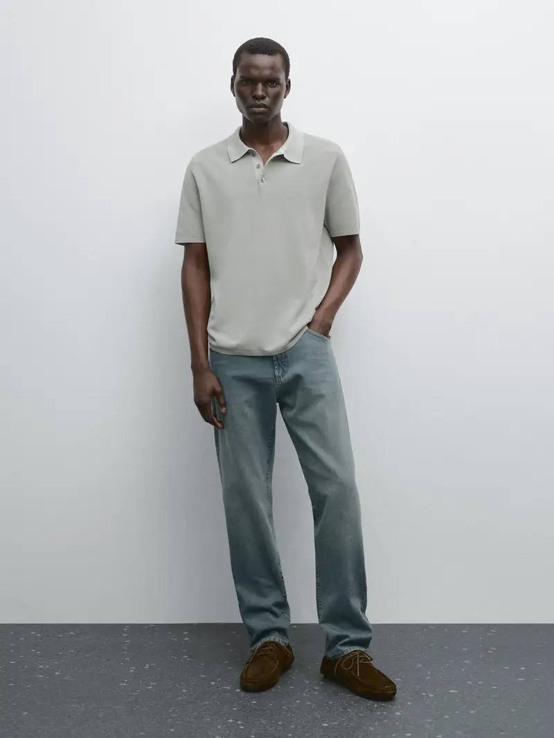 Massimo Dutti Polo Azzurro 2553316