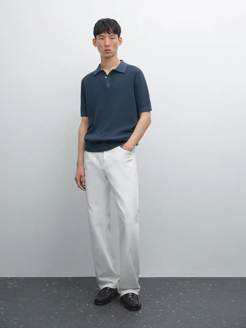 Massimo Dutti Polo Azzurro 2653863