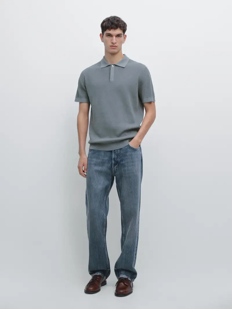 Massimo Dutti Polo Azzurro 4337616