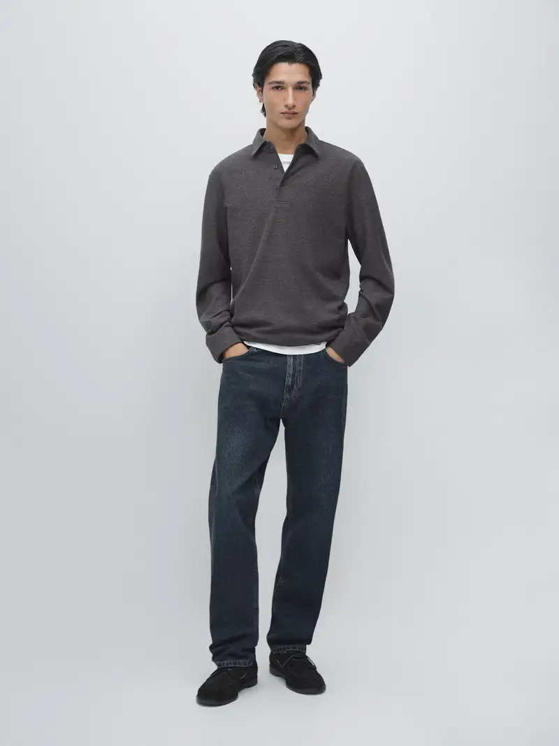 Massimo Dutti Polo Grigio 3934487