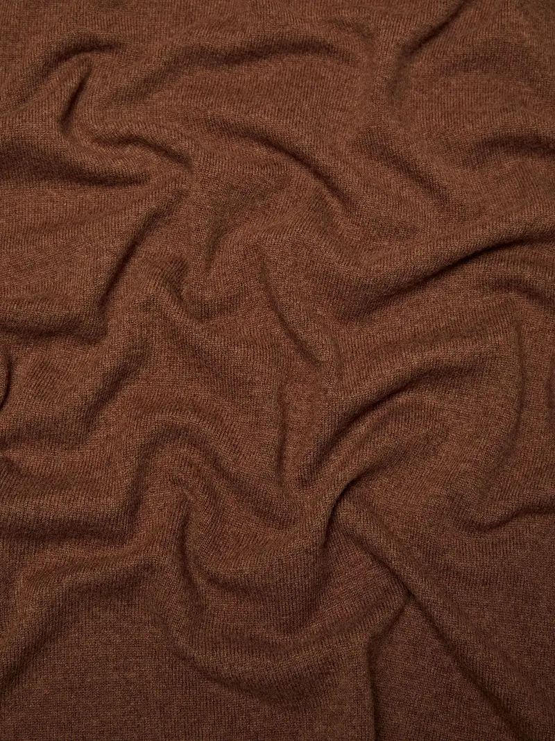 Sciarpa Leggera In Misto Lana - Marrone - - Massimo Dutti - Femminile