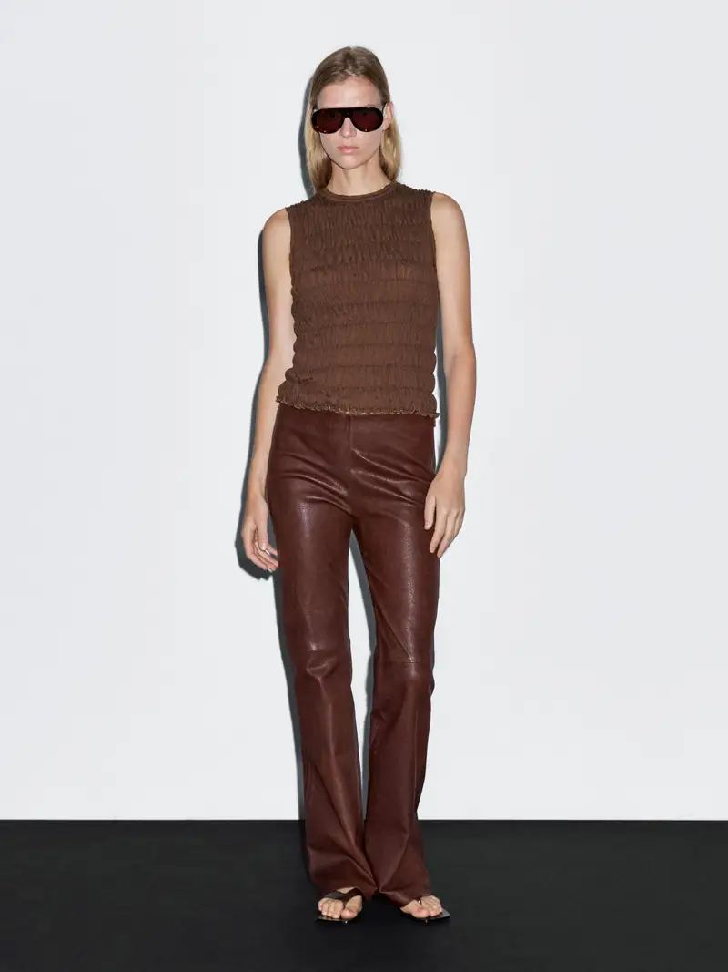 Massimo Dutti Top Marrone 2555505