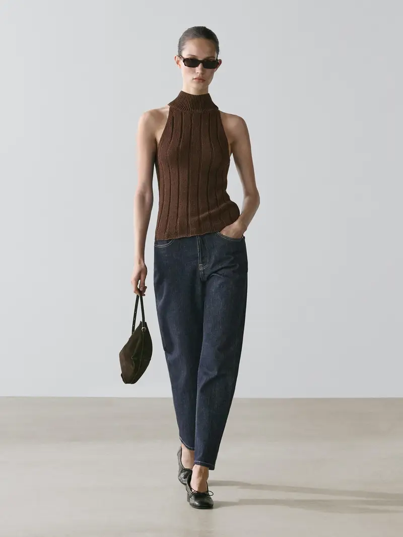 Massimo Dutti Top Marrone 4207263