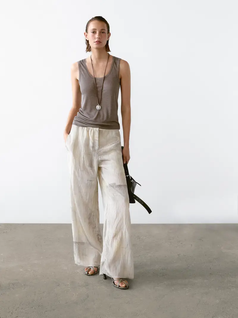 Massimo Dutti Top Beige 2553460