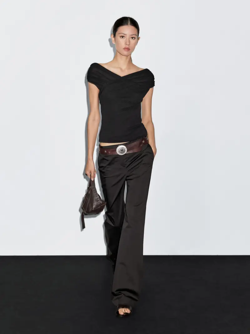 Massimo Dutti Top Nero 2555521