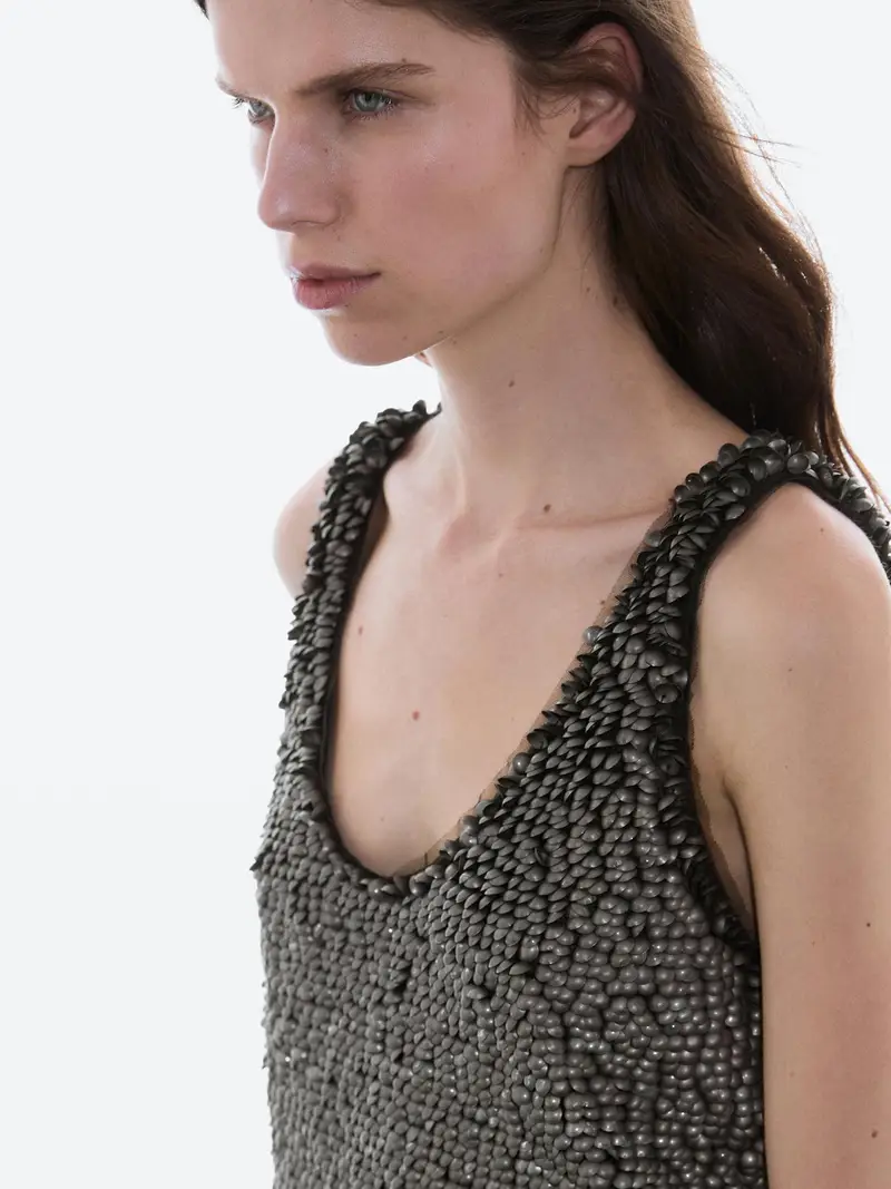 Massimo Dutti Top Grigio 3790600