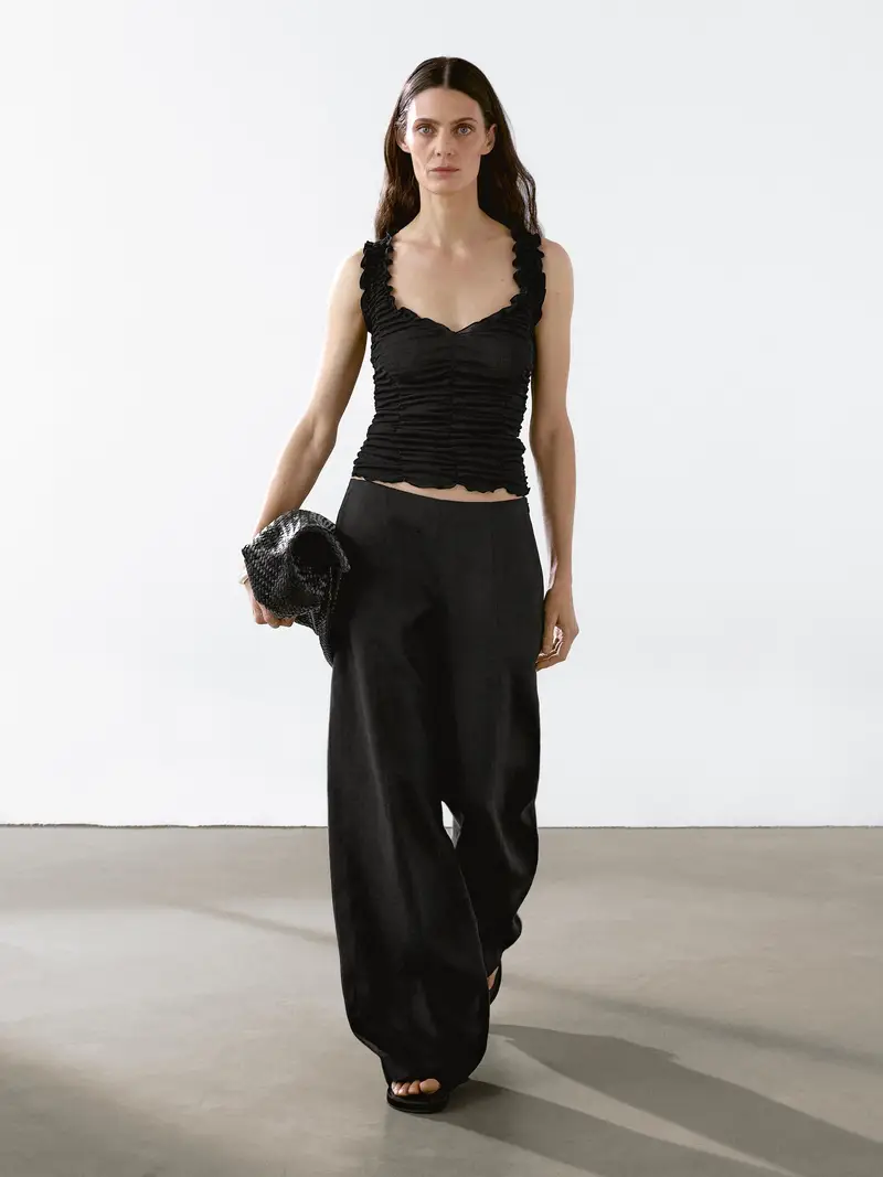 Massimo Dutti Top Nero 2555516