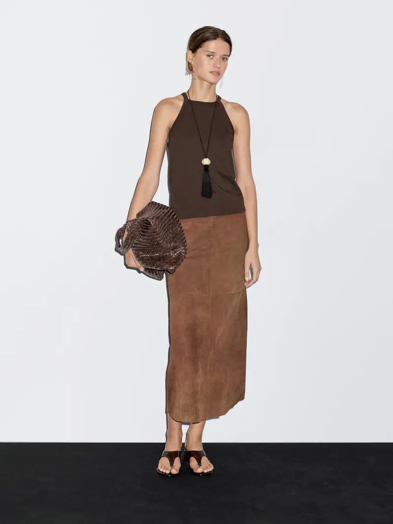 Massimo Dutti Top Marrone 2555336