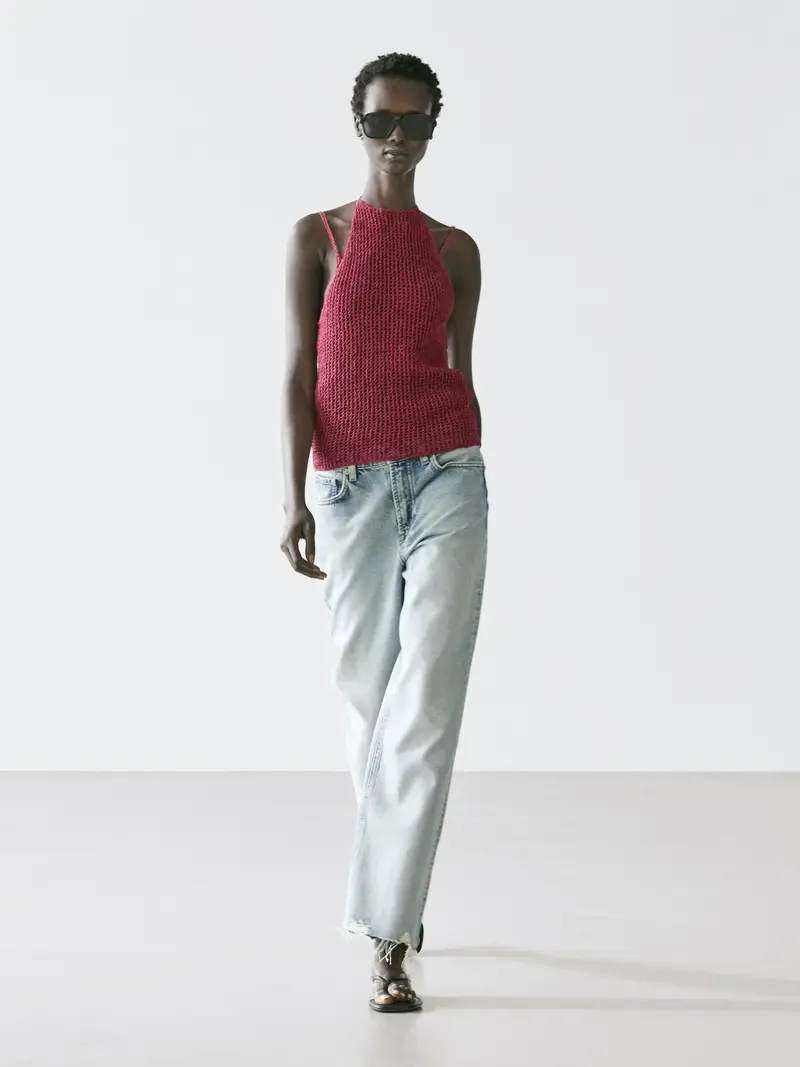 Massimo Dutti Top Multicolore 4337705