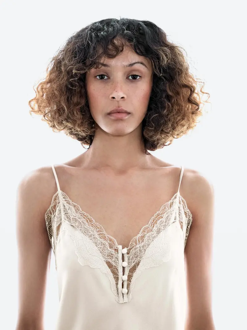 Massimo Dutti Top Bianco 3897428