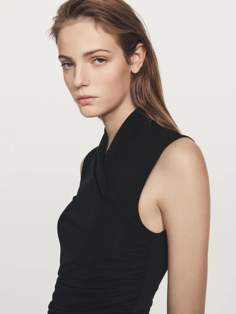 Massimo Dutti Top Nero 3264841