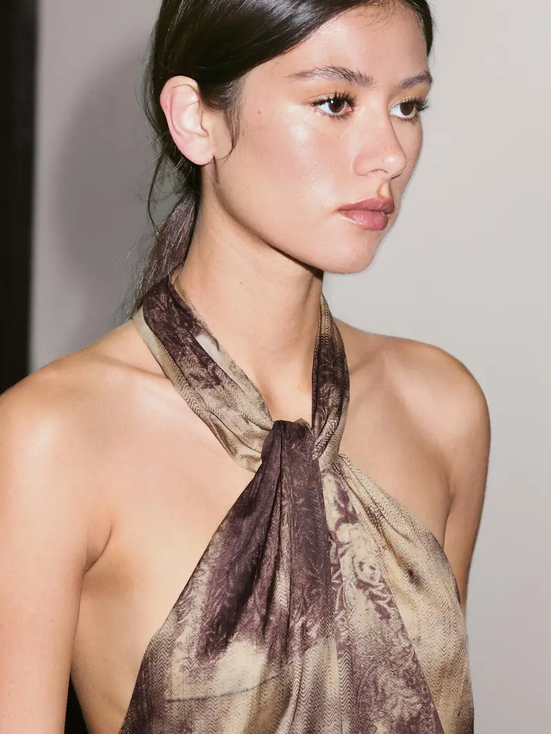 Massimo Dutti Top Bordeaux 2553764