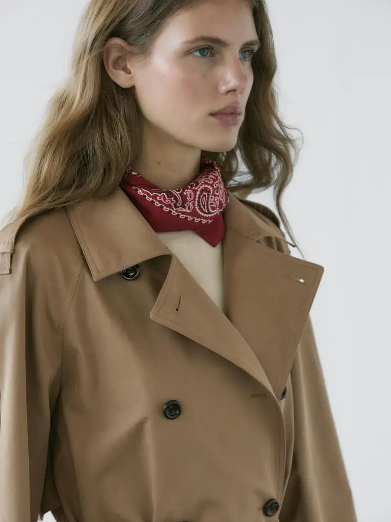 Massimo Dutti Trench Beige 4048234