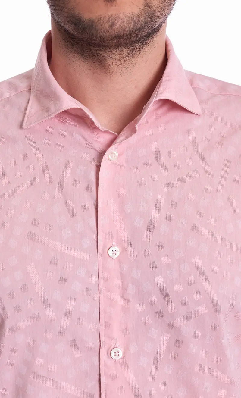 Camicia mastricamiciai albiate slim fit, colore rosa miniatura 2