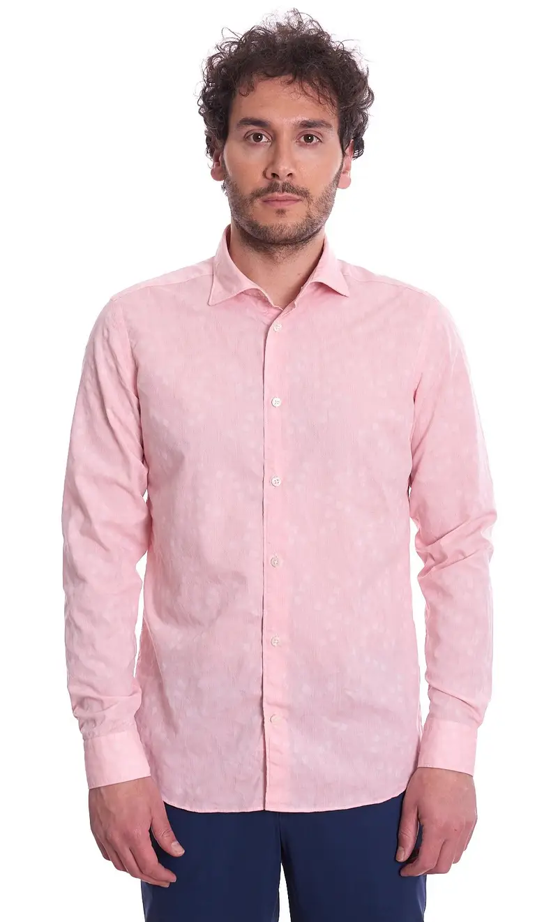 Camicia mastricamiciai albiate slim fit, colore rosa