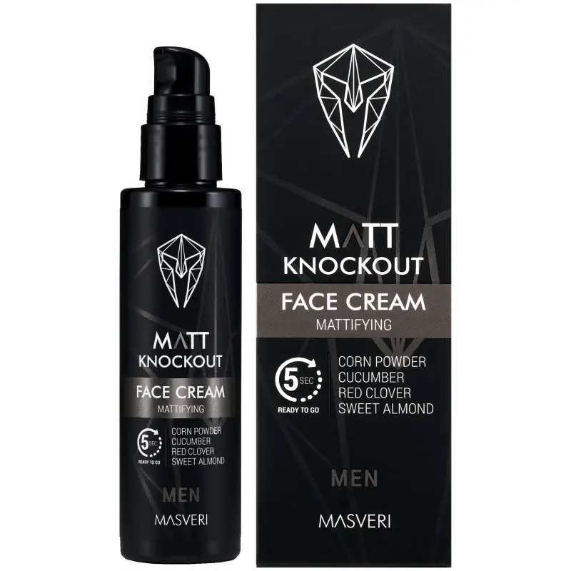 Crema viso opacizzante Masveri Matt Knockout 75ml