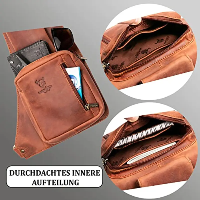 Matador Borsa a tracolla Donna Marrone 2338416 miniatura 2