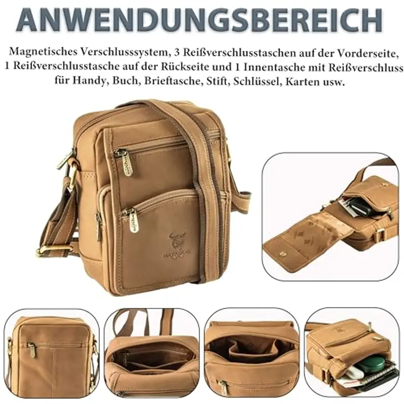 Matador Borsello Uomo Marrone 2275885 miniatura 2