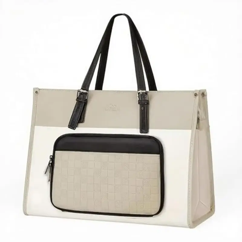 MATEIN Borsa Porta PC 15.6 Pollici con Porta Pranzo, Elegante Borsa Tote Donna in Pelle PU, Grande Capacità e Antifurto miniatura 3