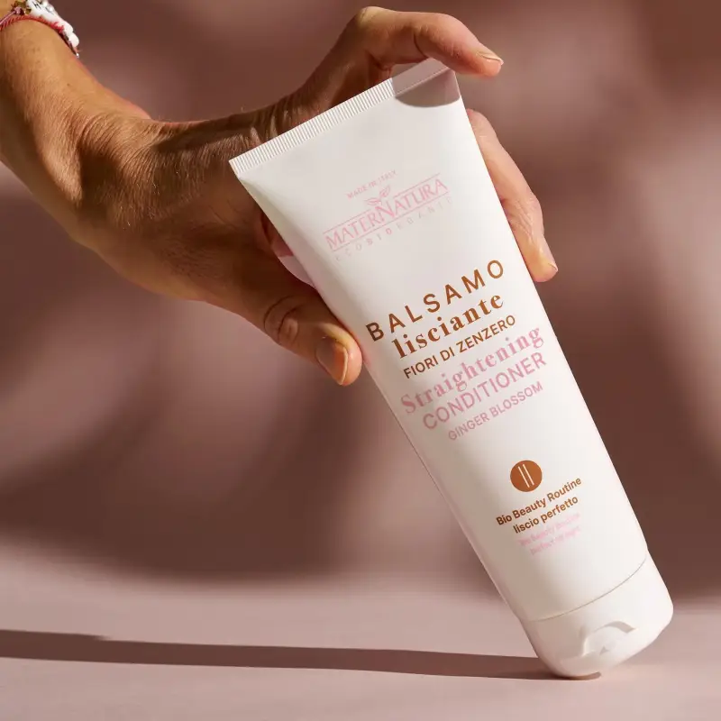 Balsamo, Maschere e Olii Balsamo Capelli Lisci Al Fiore Di Zenzero - Balsamo capelli lisciante, Capelli lisci miniatura 4