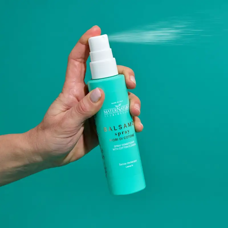 Balsamo, Maschere e Olii Balsamo Spray Fiori Di Cotone - Balsamo senza risciacquo miniatura 2