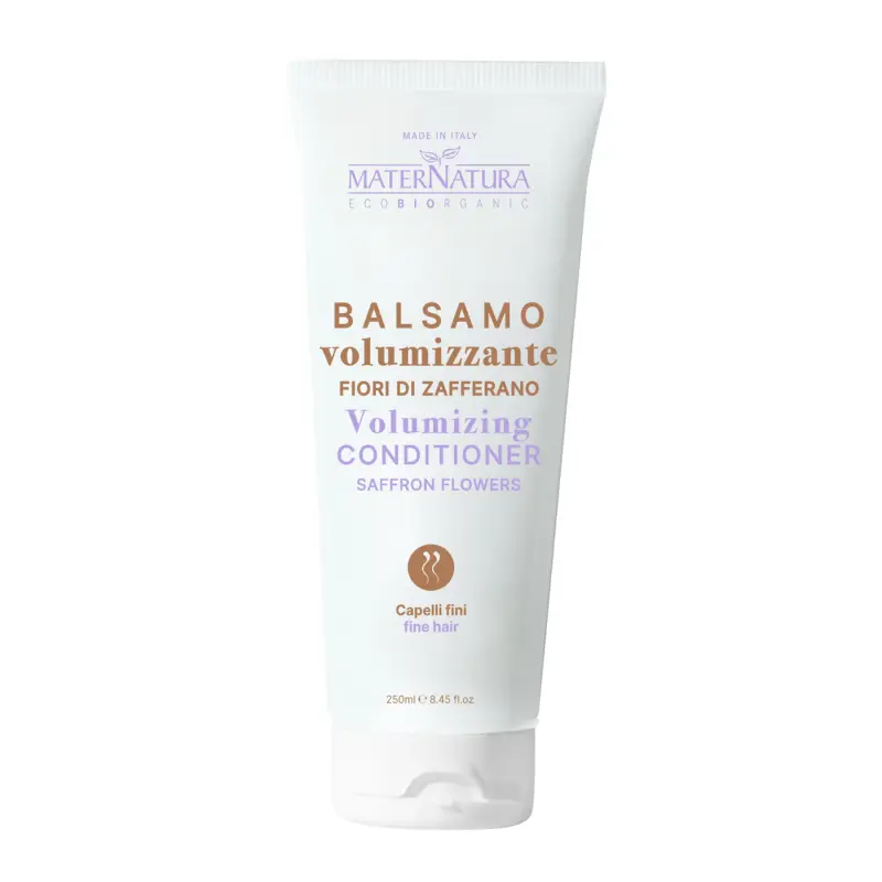 Balsamo, Maschere e Olii Balsamo Volumizzante Capelli Fini Ai Fiori Di Zafferano - Balsamo volumizzante