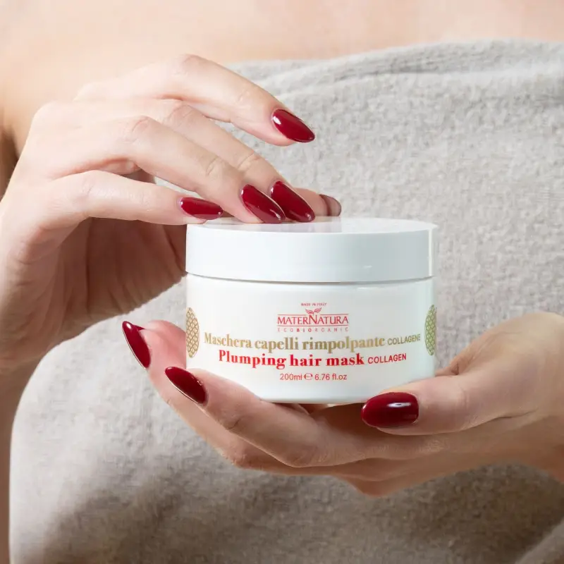 Balsamo, Maschere e Olii Maschera Capelli Rimpolpante Antiage Al Collagene - Maschera capelli grassi miniatura 5