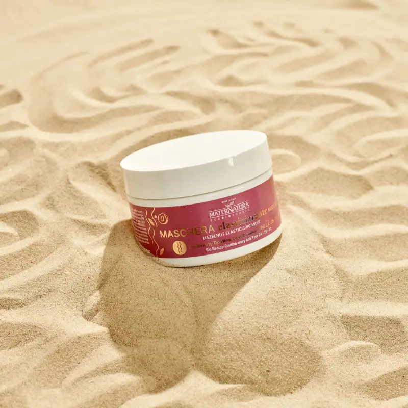 Balsamo, Maschere e Olii Maschera Elasticizzante Capelli Mossi Nocciole - Maschera capelli ricci, Capelli ricci miniatura 3