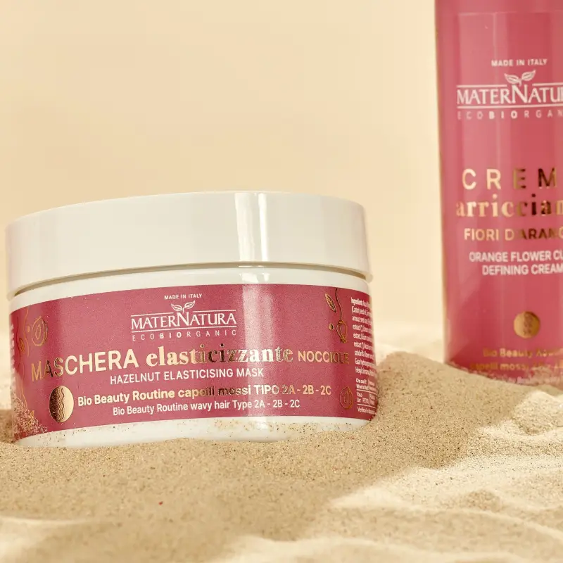 Balsamo, Maschere e Olii Maschera Elasticizzante Capelli Mossi Nocciole - Maschera capelli ricci, Capelli ricci miniatura 5